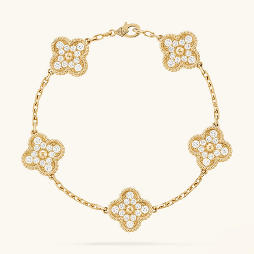 CLOVER | Golden Black Bracelet Prestige