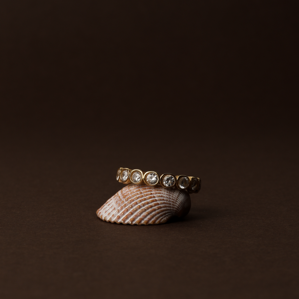 Beaded Sparkly Ring
