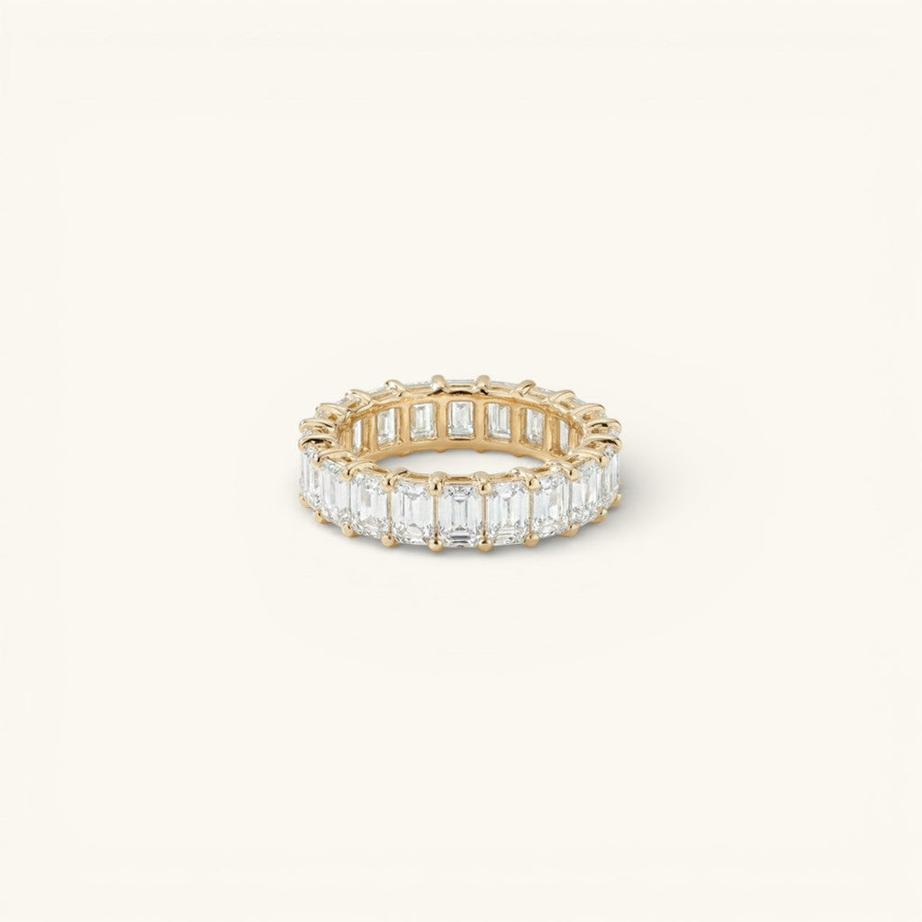 Cubic Ring Gold