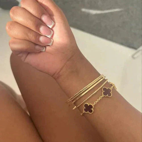 CLOVER | Gold Bracelet