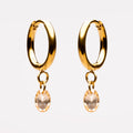 Rosé Drop Earrings