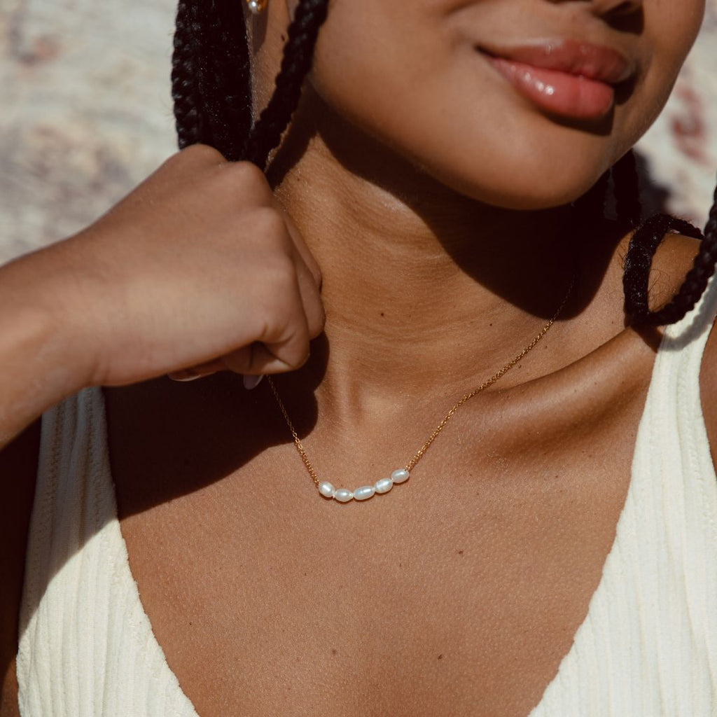 Dainty Freshwater Pearl Necklace