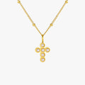 Pearl Cross Necklace