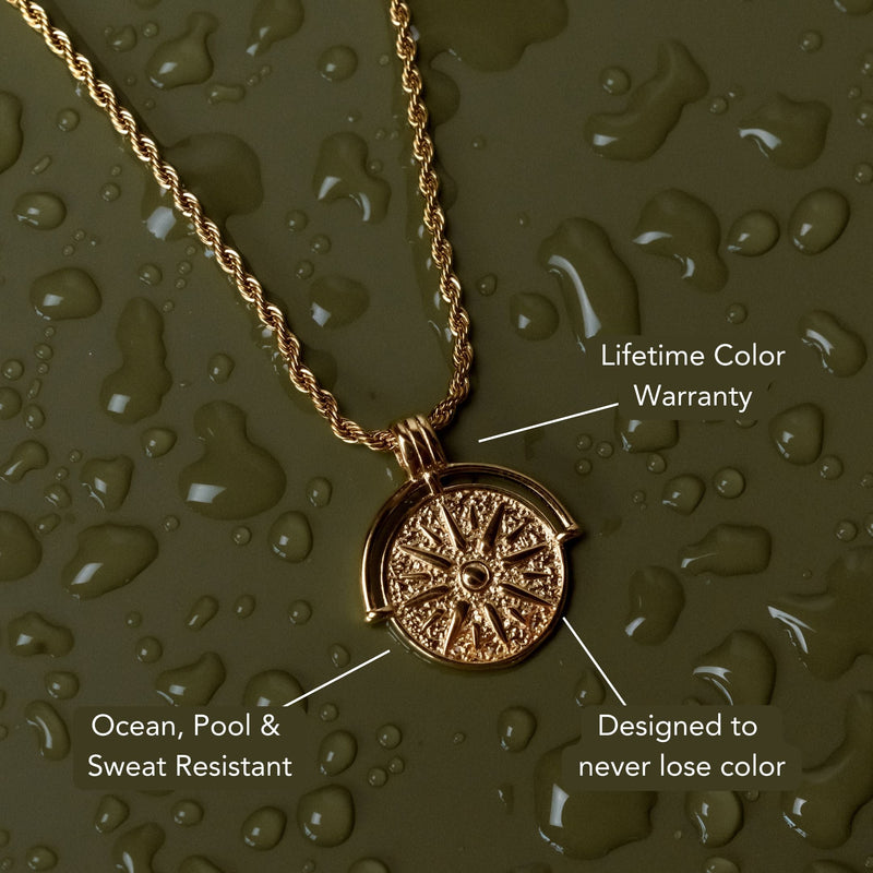 Golden Sun Necklace